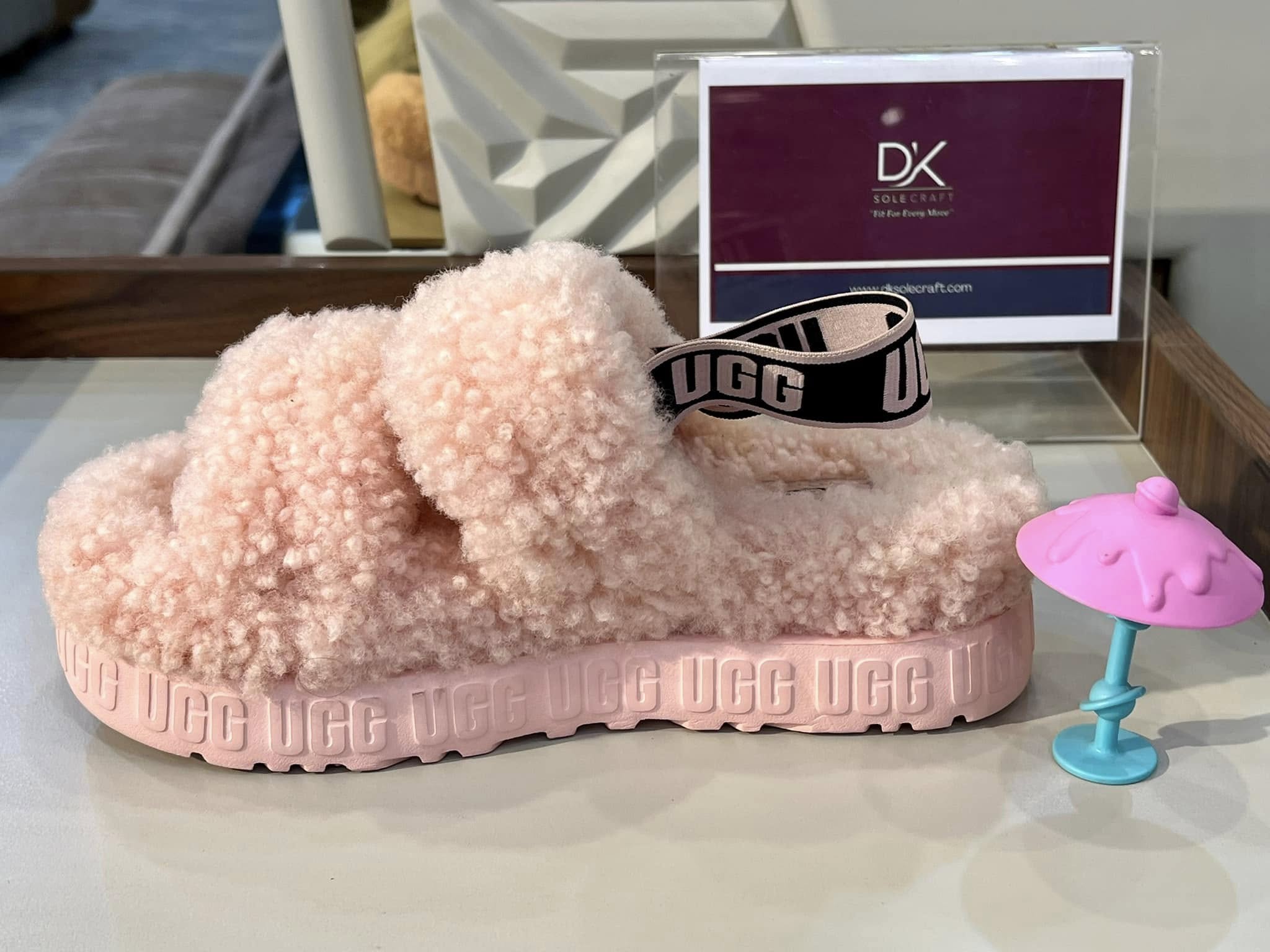 Authentic UGG Women’s Slippers, Imported from USA Soft Pink | Fluffy Fur | Ultimate Comfort
